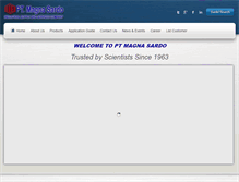Tablet Screenshot of business.magnasardo.com